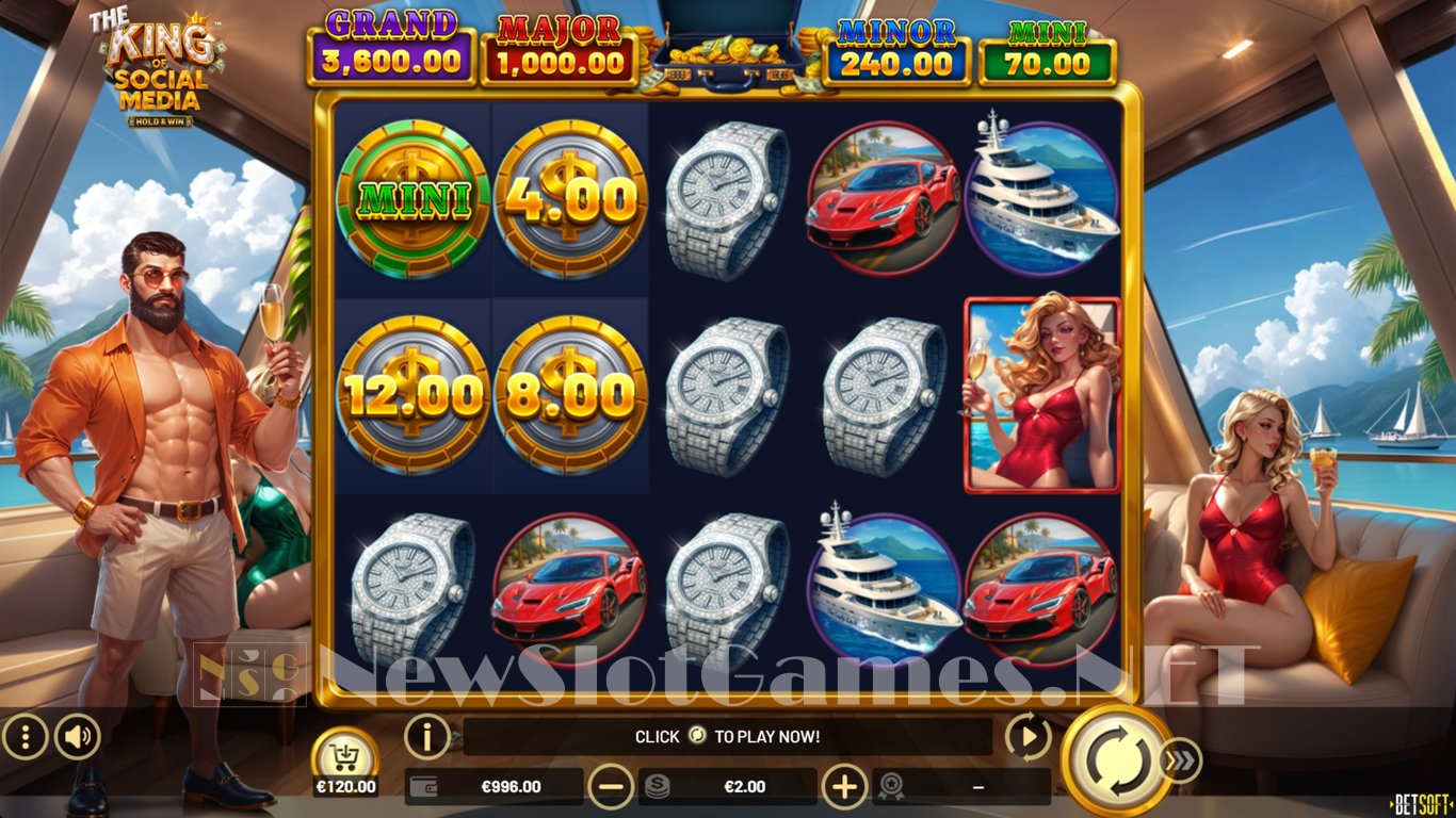 The King of Social Media Slot Slot Image in Demo - pic. 2