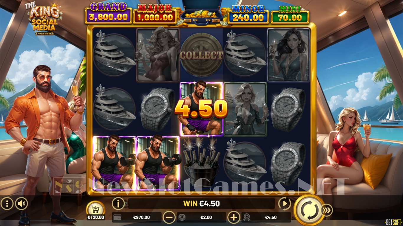 The King of Social Media Slot Slot Image in Demo - pic. 4