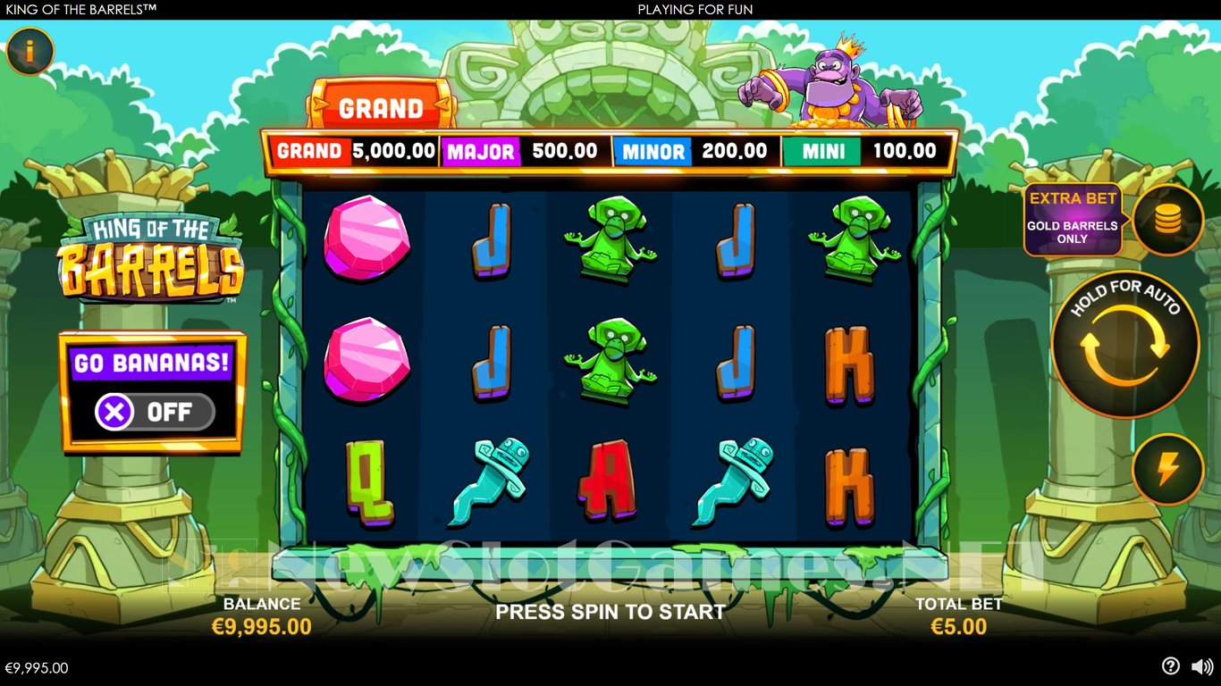 King of the Barrels Slot Demo Image