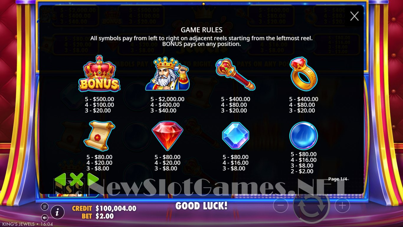 Kings Jewels Slot Slot Image in Demo - pic. 3
