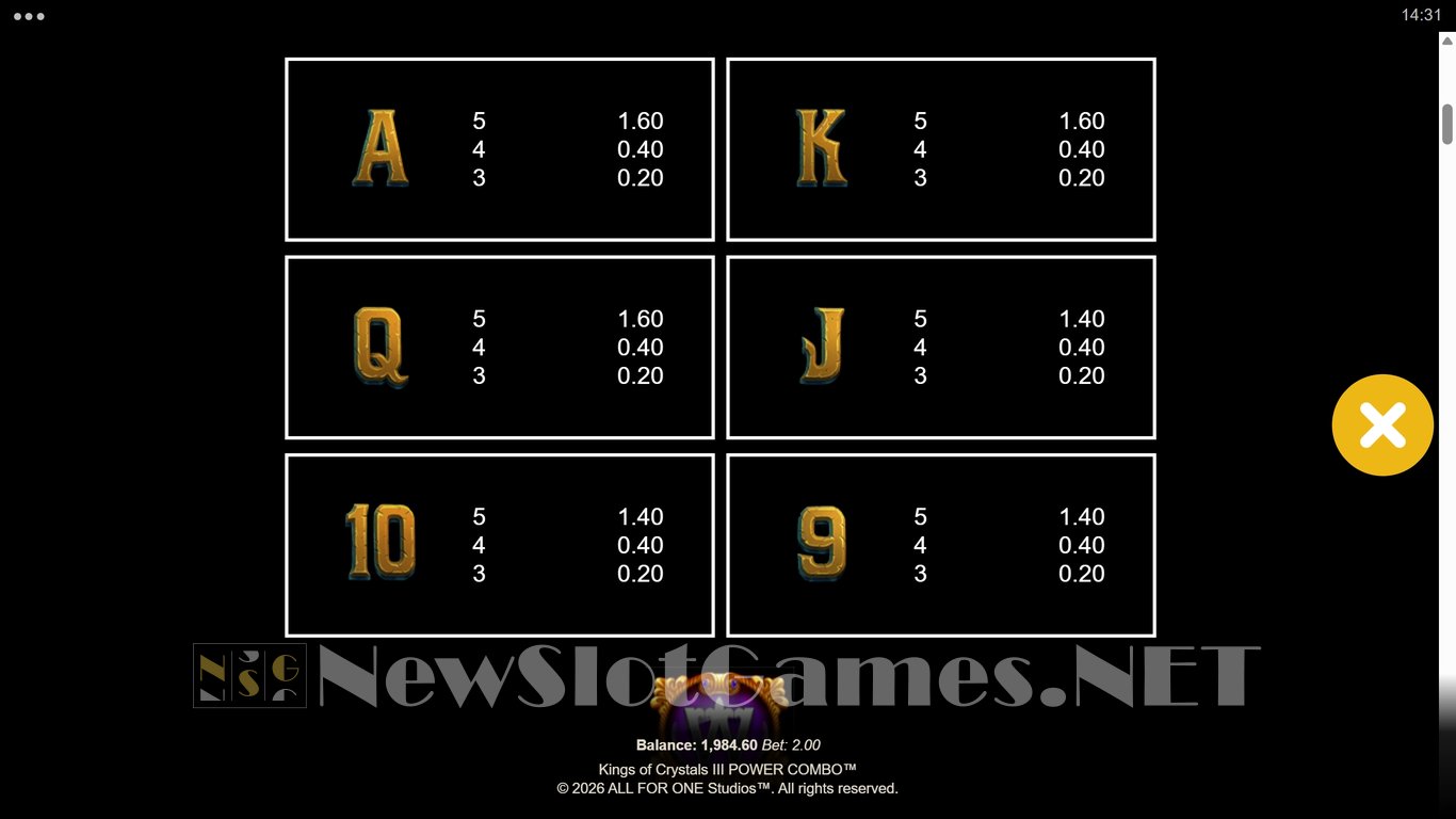 Kings of Crystals III Power Combo Slot Slot Image in Demo - pic. 7