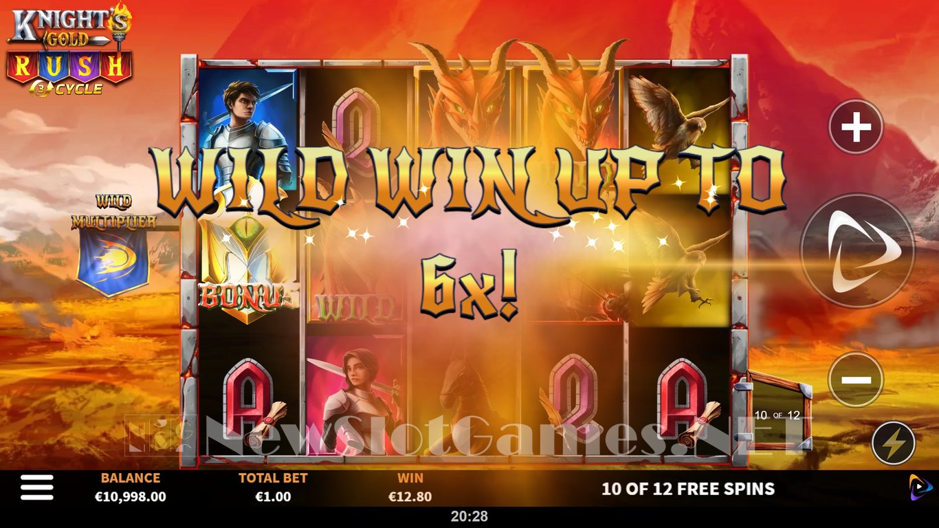 Knights Gold Rush 3 Cycle Slot Demo Image