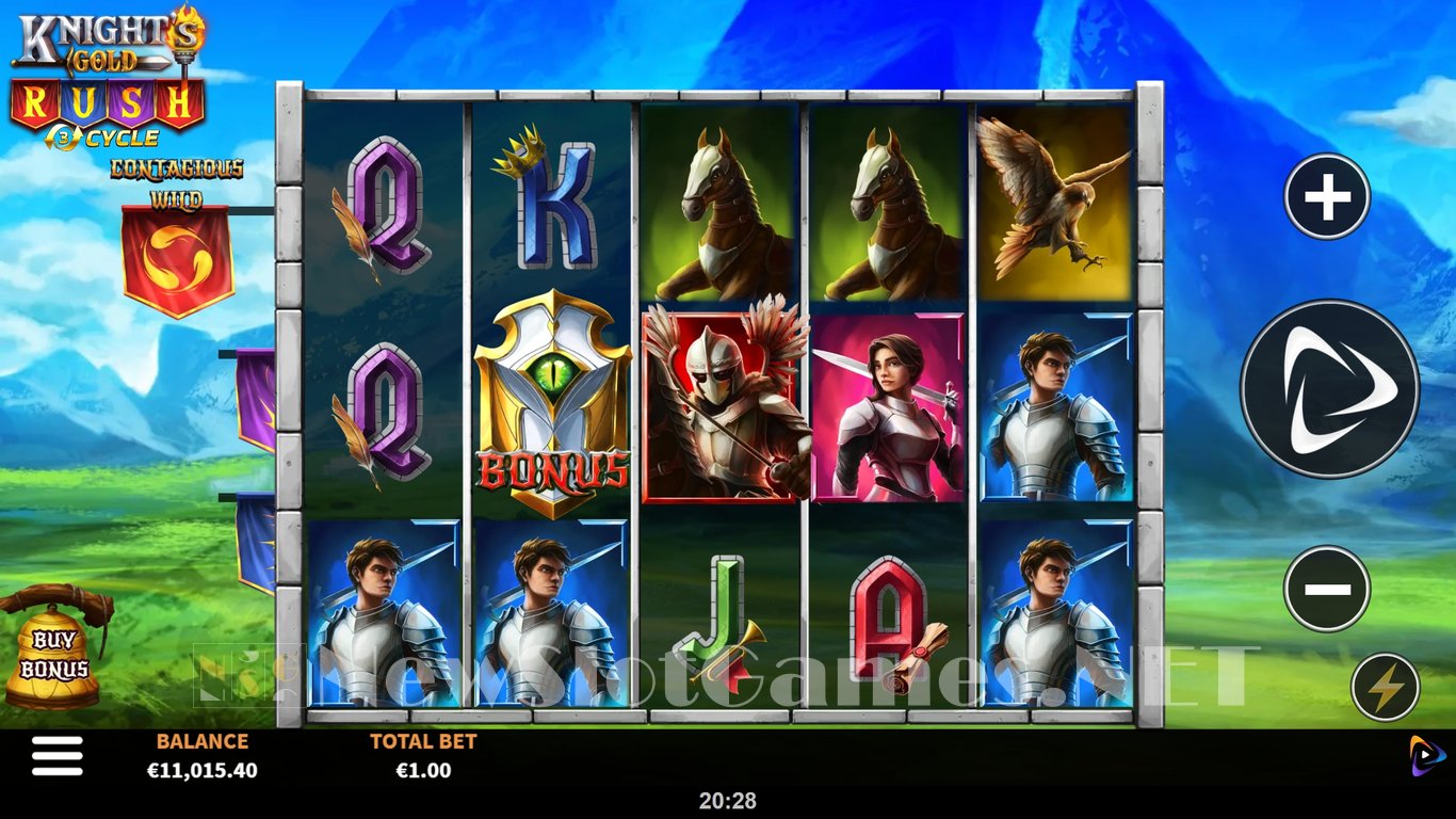 Knights Gold Rush 3 Cycle Slot Slot Image in Demo - pic. 3