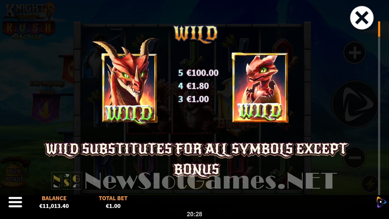 Knights Gold Rush 3 Cycle Slot Slot Image in Demo - pic. 6