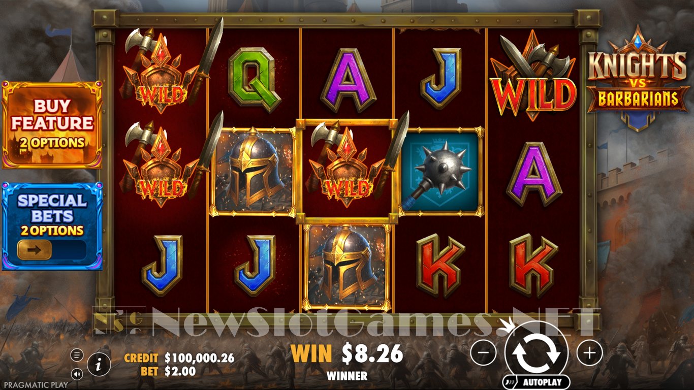 Knights vs Barbarians Slot Slot Image in Demo - pic. 2