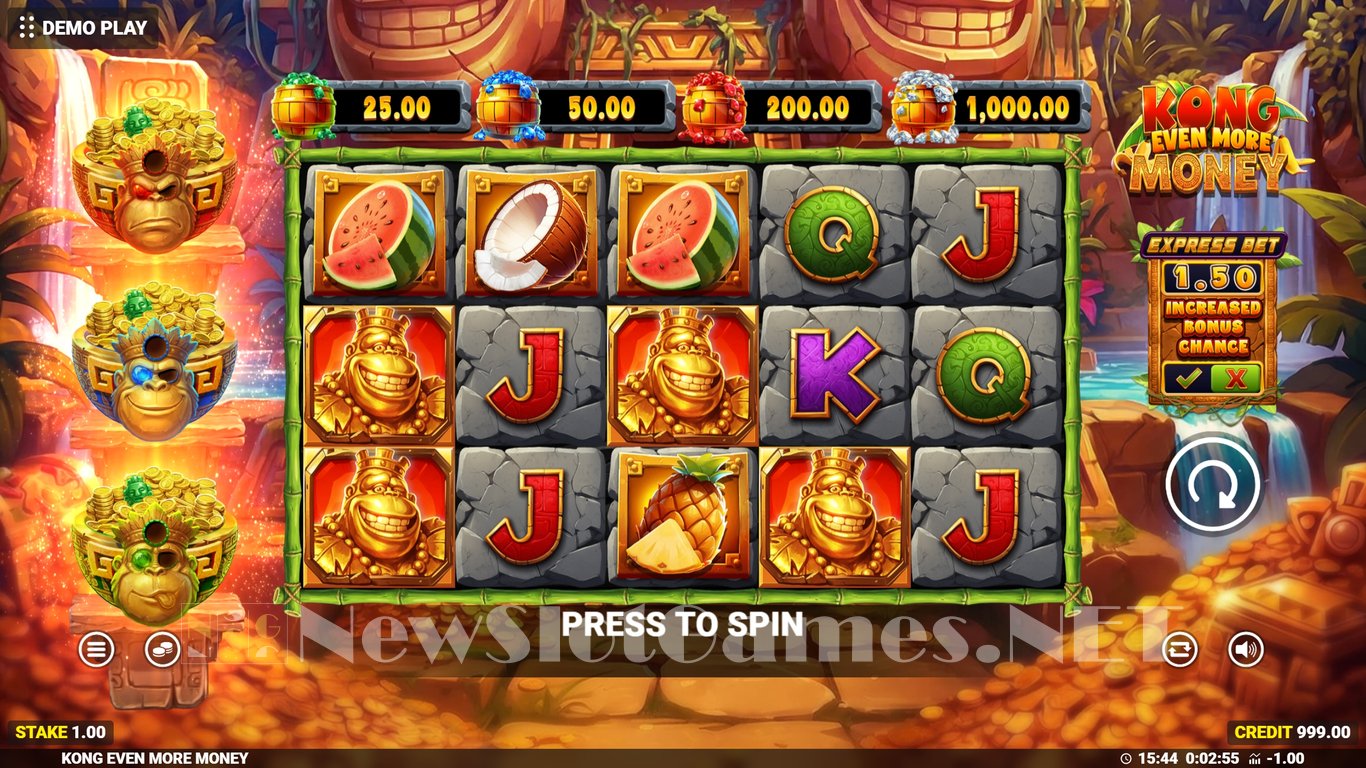 Kong Even More Money Slot Demo Image