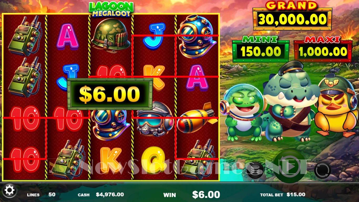 Lagoon MegaLoot Slot Slot Image in Demo - pic. 2
