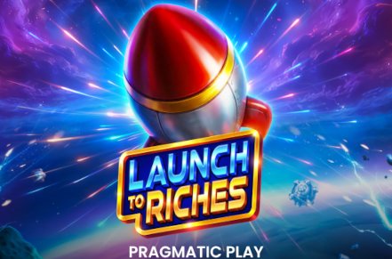 Launch to Riches Slot Logo