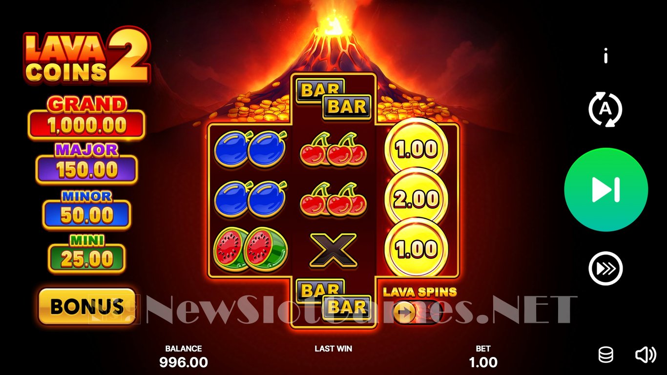 Lava Coins 2 Slot Slot Image in Demo - pic. 2