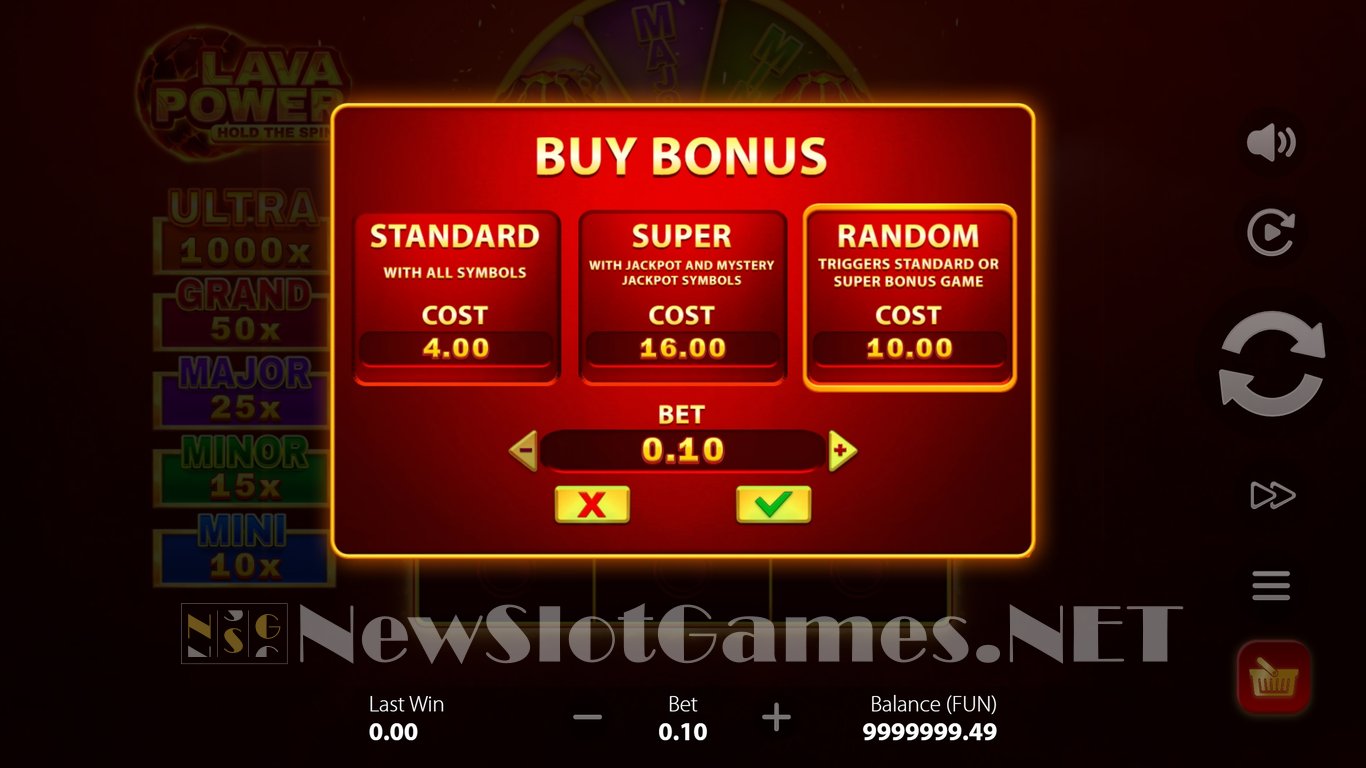 Lava Power Hold the Spin Slot Slot Image in Demo - pic. 3