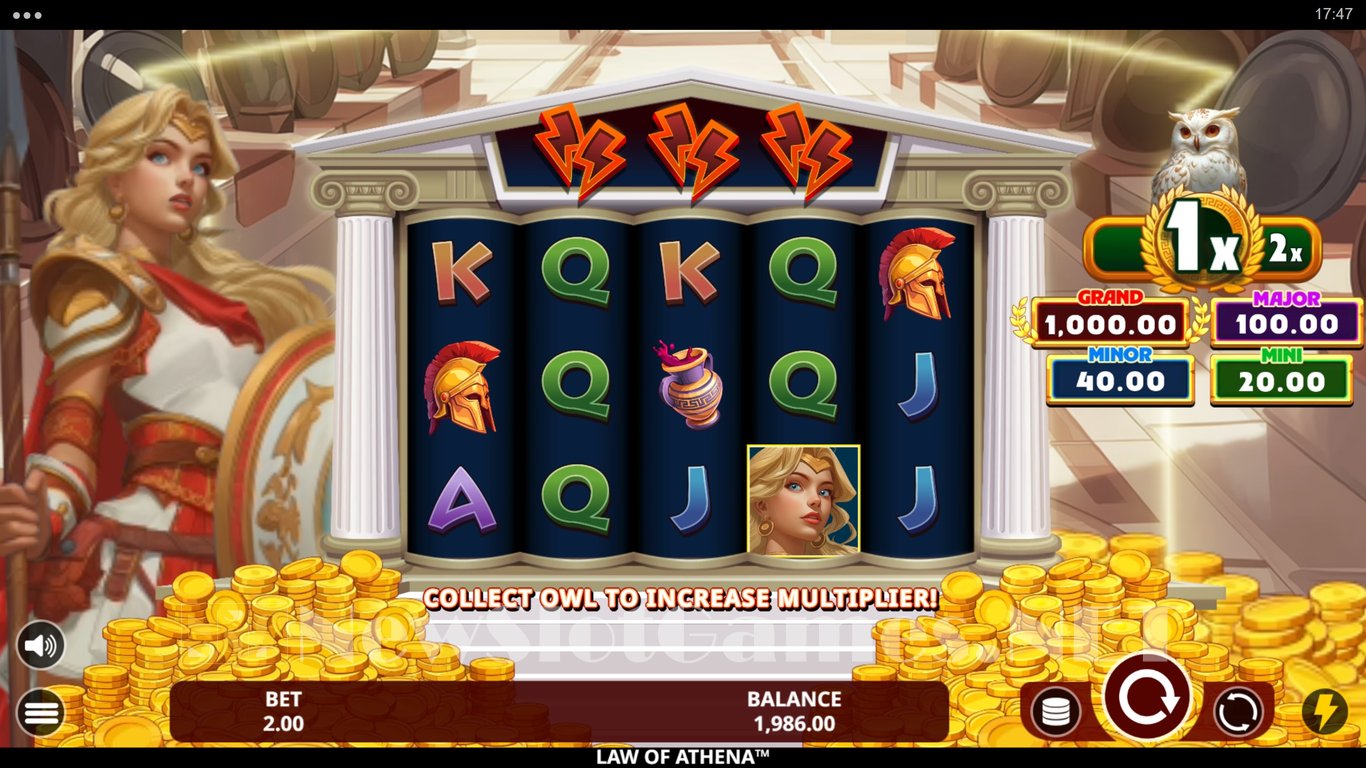 Law of Athena Slot Demo Image