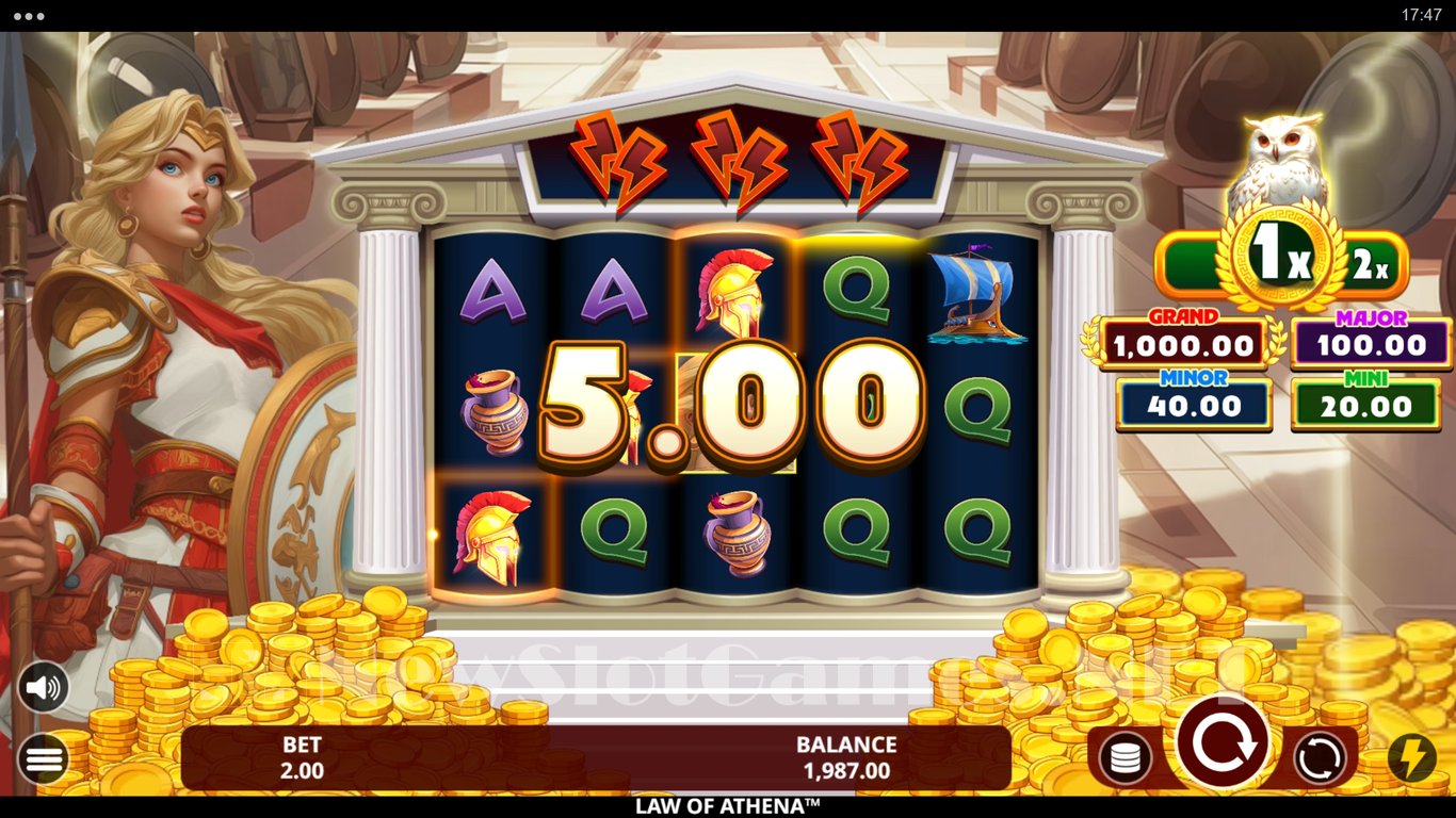 Law of Athena Slot Slot Image in Demo - pic. 3