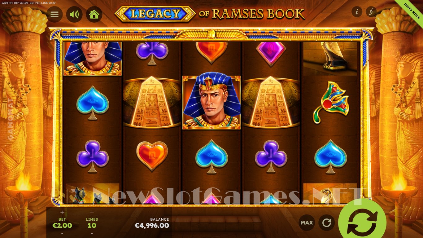 Legacy of Ramses Book Slot Demo Image