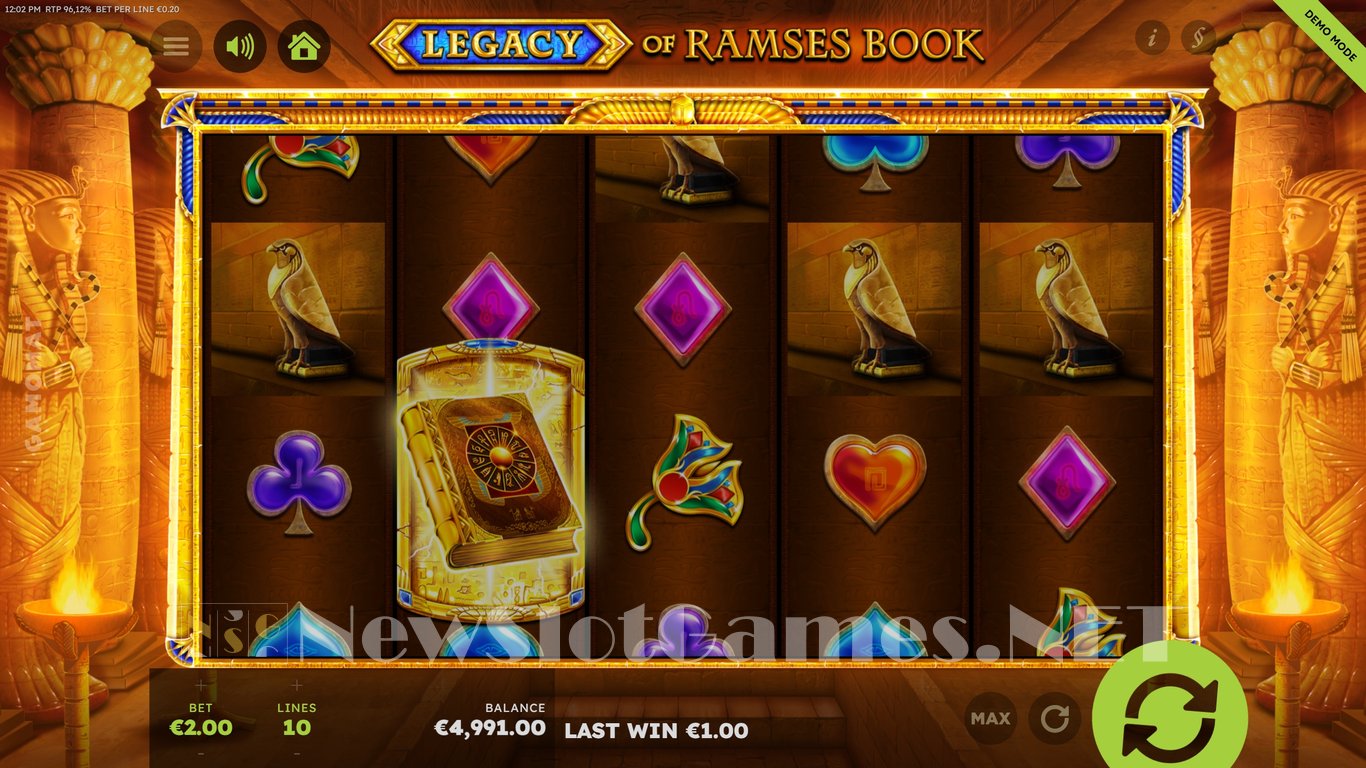 Legacy of Ramses Book Slot Slot Image in Demo - pic. 2