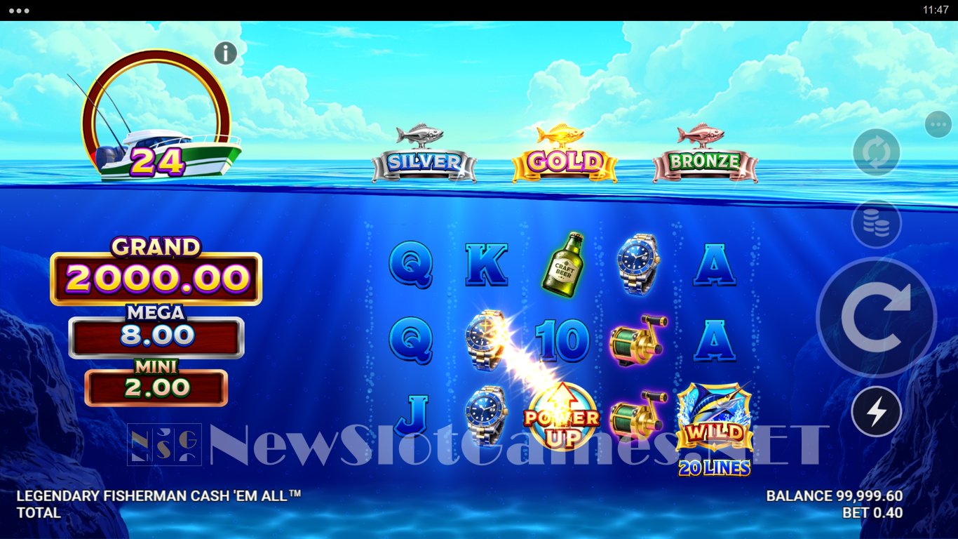 Legendary Fisherman Cash Em All Slot Demo Image