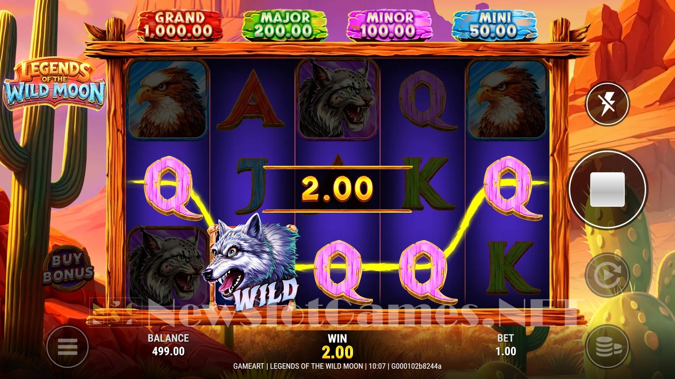 Legends of the Wild Moon Slot Demo Image