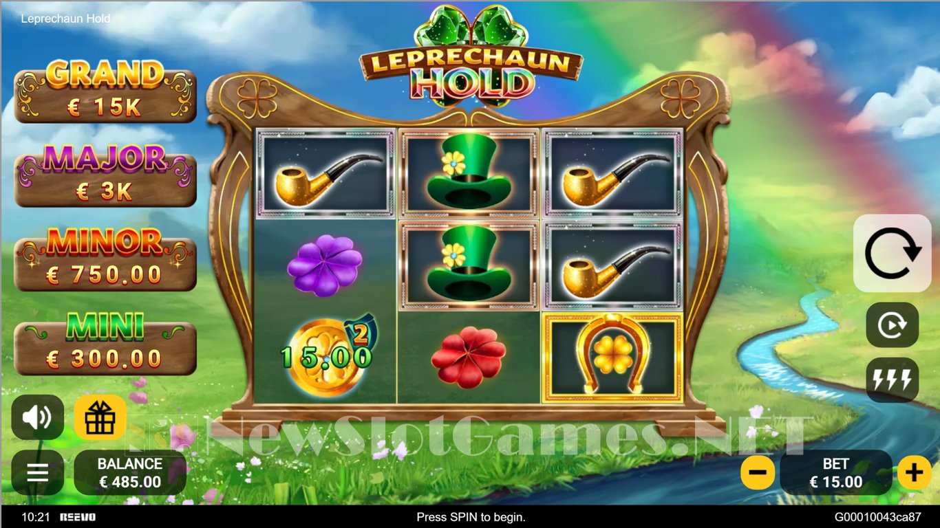 Leprechaun Hold Slot Demo Image