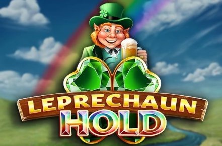 Leprechaun Hold Slot Logo