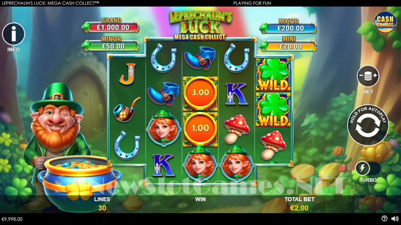 Leprechauns Luck Mega Cash Collect Slot Demo Image