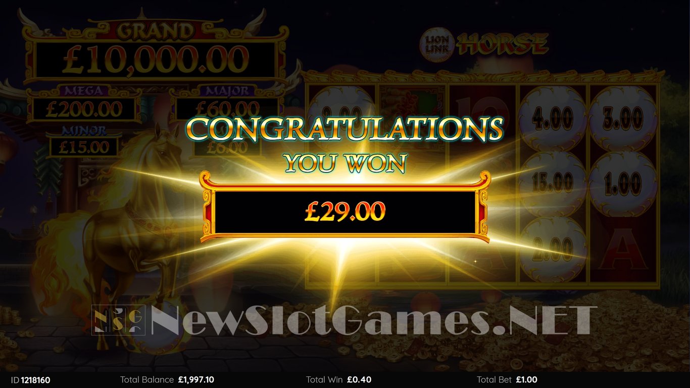 Lion Link Horse Slot Slot Image in Demo - pic. 5