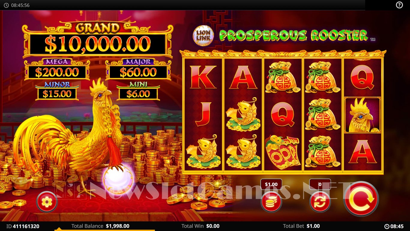 Lion Link Prosperous Rooster Slot Slot Image in Demo - pic. 2