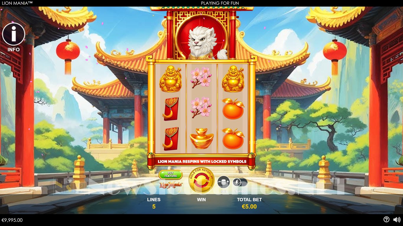 Lion Mania Slot Demo Image
