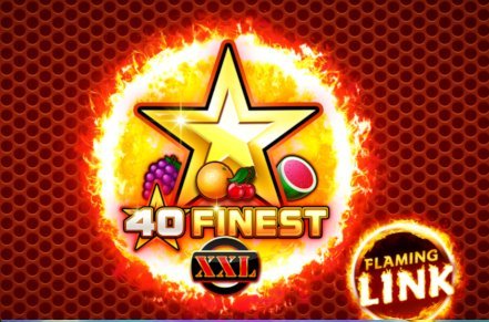 40 Finest XXL Flaming Link Slot Logo