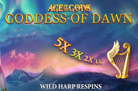 Age Of The Gods Goddess of Dawn Slot Logo