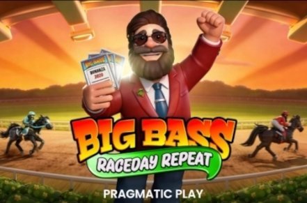 Big Bass Raceday Repeat Slot Logo