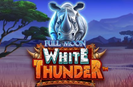 Full Moon White Thunder Slot Logo