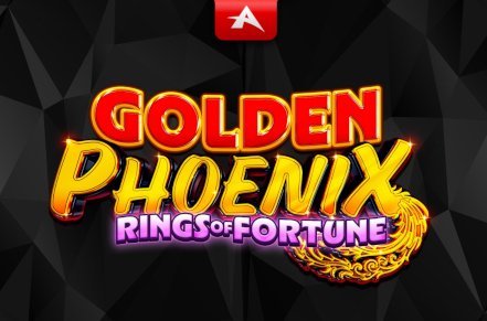 Golden Phoenix Rings of Fortune Slot Logo
