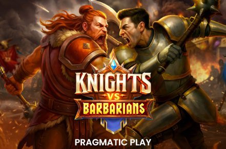 Knights vs Barbarians Slot Logo