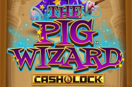The Pig Wizard Cash Lock Slot Logo