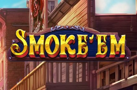 SmokeEm Slot Logo