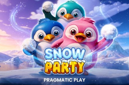 Snow Party Slot Logo