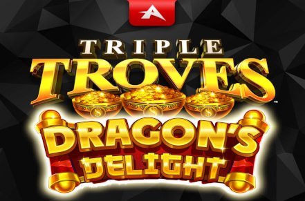Triple Troves Dragons Delight Slot Logo