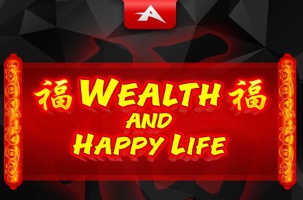 Wealth and Happy Life Slot Logo