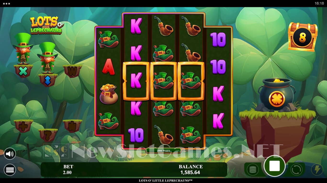 Lots O Little Leprechauns Slot Demo Image