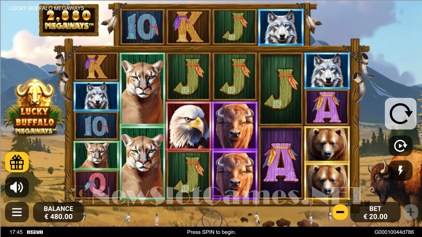 Lucky Buffalo Megaways Slot Demo Image