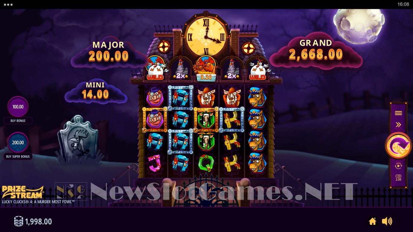 Lucky Clucks 4 A Murder Most Fowl Slot Demo Image