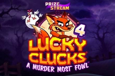 Lucky Clucks 4 A Murder Most Fowl Slot Logo