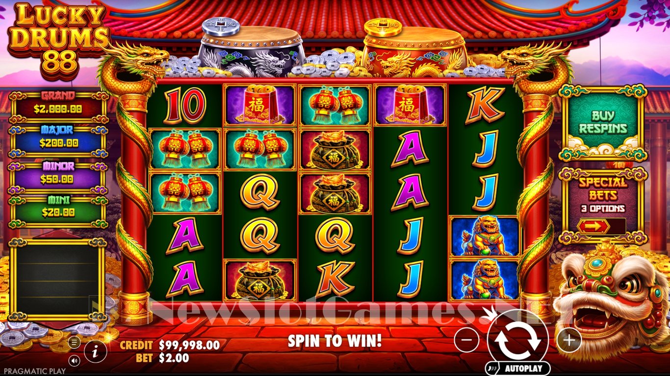 Lucky Drums 88 Slot Demo Image
