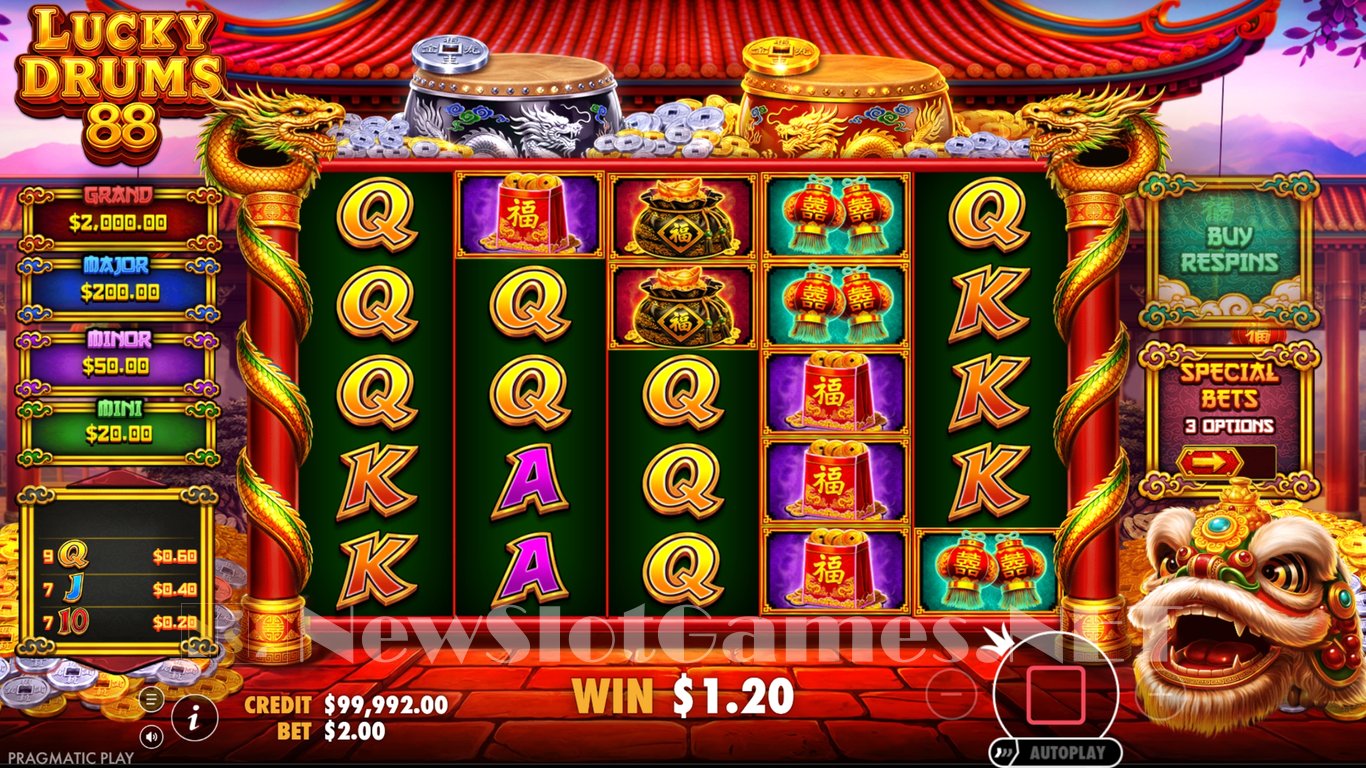 Lucky Drums 88 Slot Slot Image in Demo - pic. 2
