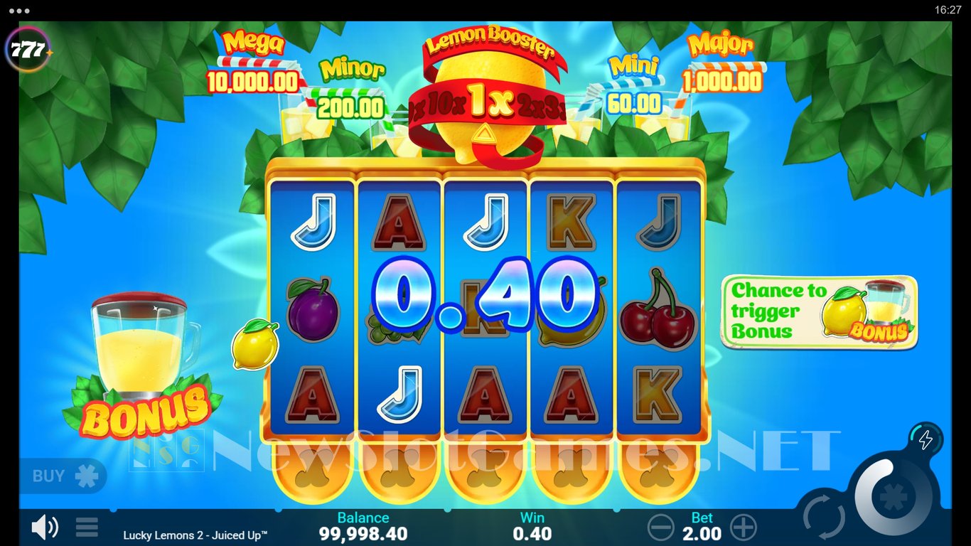 Lucky Lemons 2 - Juiced Up Slot Demo Image