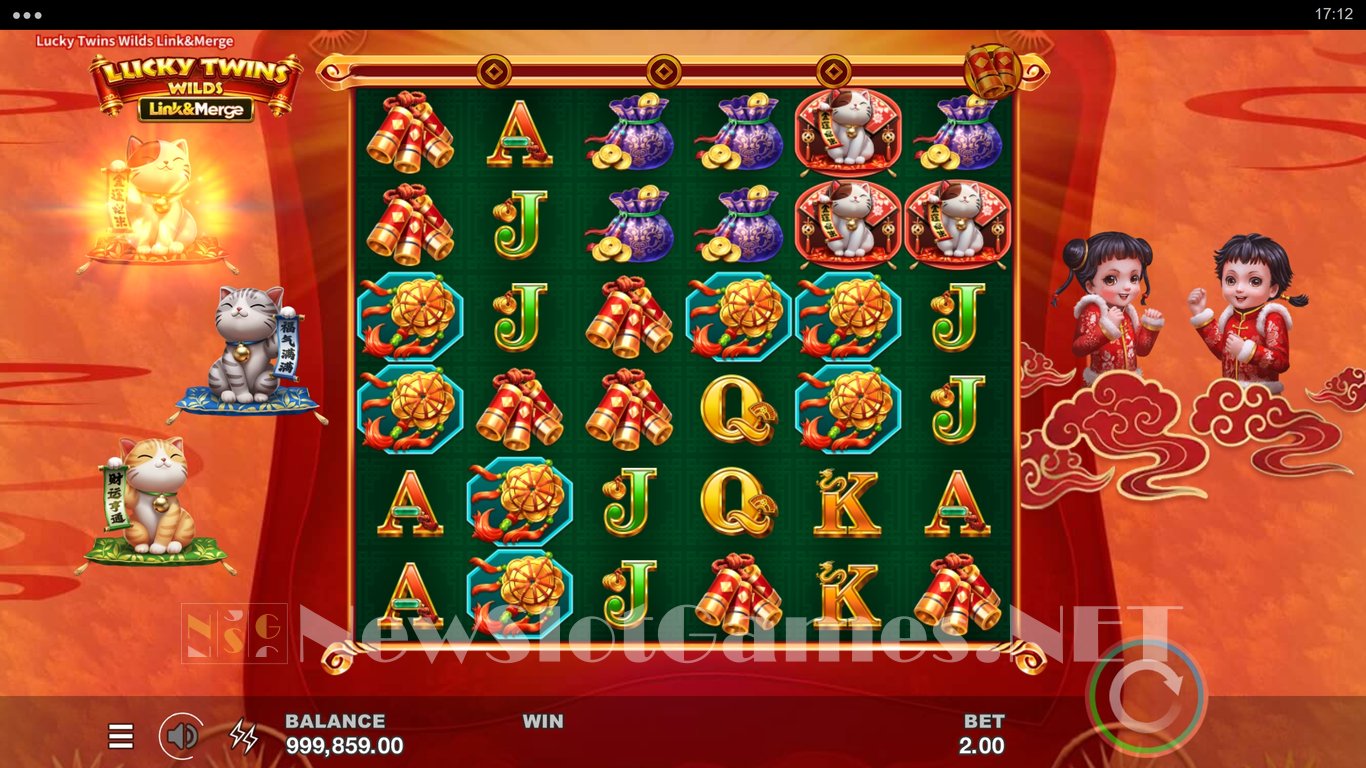 Lucky Twins Wilds Link&Merge Slot Demo Image