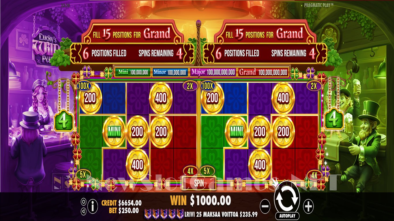 Luckys Wild Pub 2 Slot Slot Image in Demo - pic. 4