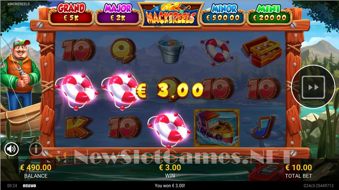 Mackereels Catch Them All Slot Demo Image