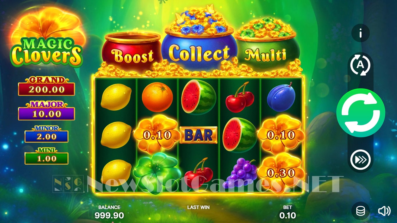 Magic Clovers Hold and Win Slot Demo Image