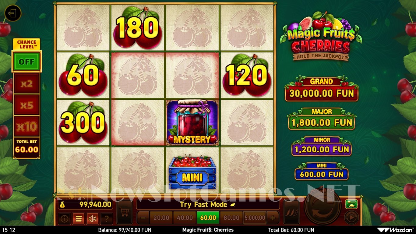 Magic Fruit$ Cherries Slot Demo Image