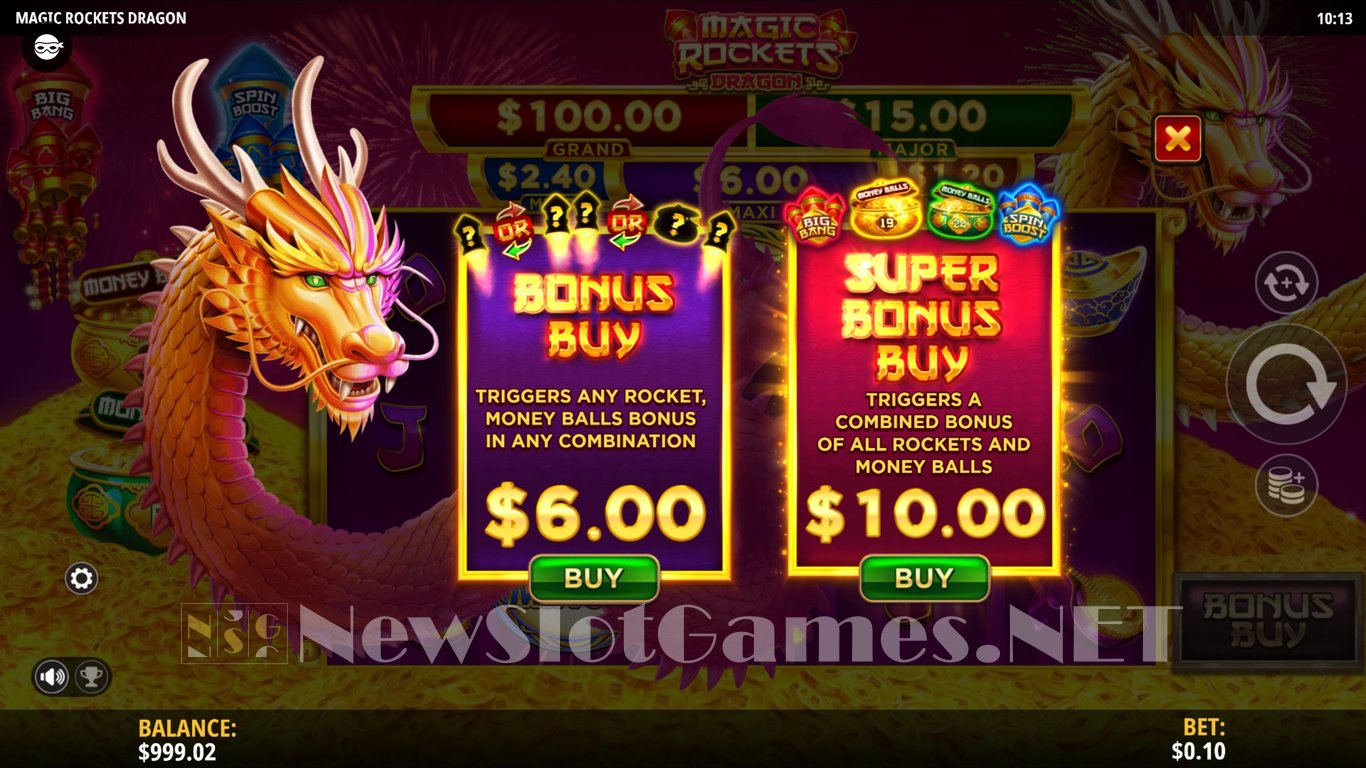 Magic Rockets Dragon Slot Slot Image in Demo - pic. 3